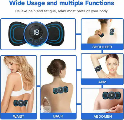 Mini Butterfly Massager for Shoulder Legs Massage Neck Massager Back Massage