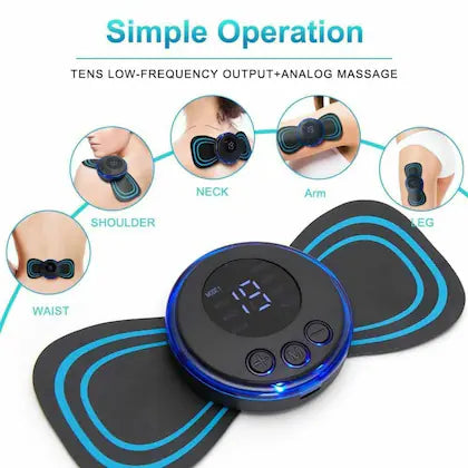 Mini Butterfly Massager for Shoulder Legs Massage Neck Massager Back Massage