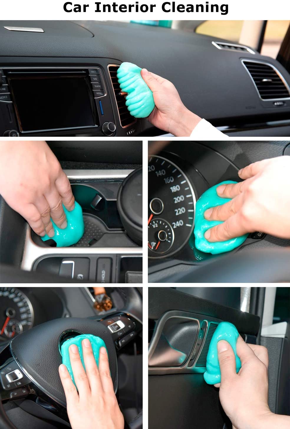 Reusable-Dust cleaning and absorbing gel pack of 2(Buy 1 get 1 FREE)